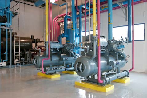 MM part of CO2 Cascade Refrigeration System