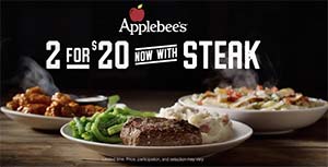 applebeess 2 for 20