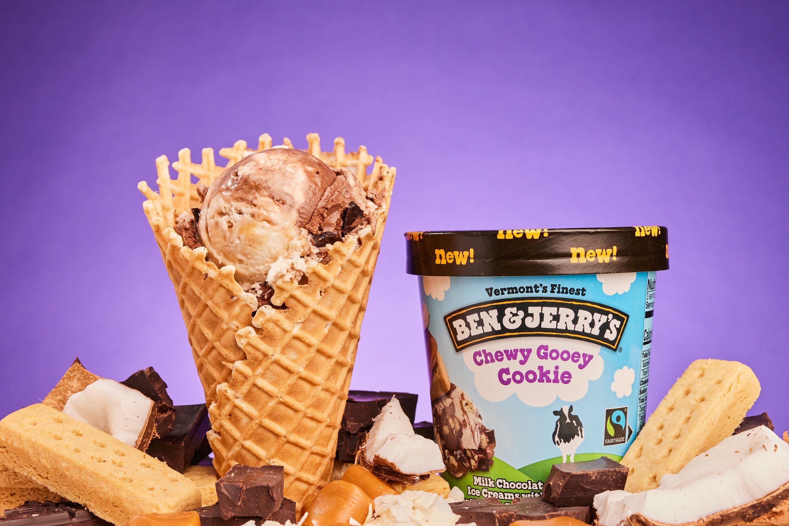 Chewy Gooey Cookie Ice Cream May be Ben & Jerry's Most ‘Loaded’ Flavor