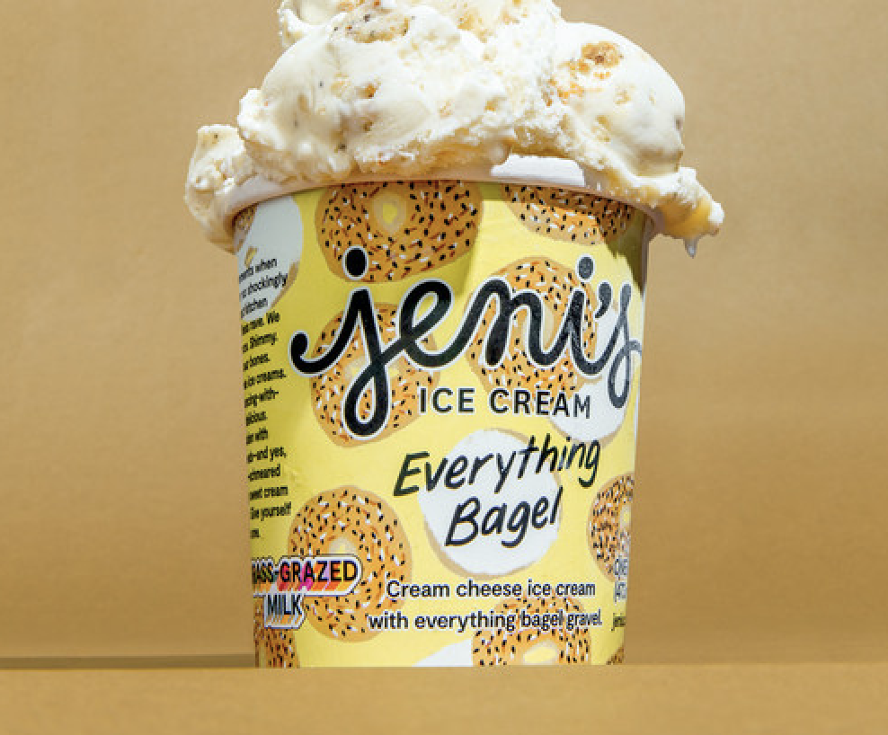 Now Schmear this Jeni’s Everything Bagel Ice Cream Making Encore Soon