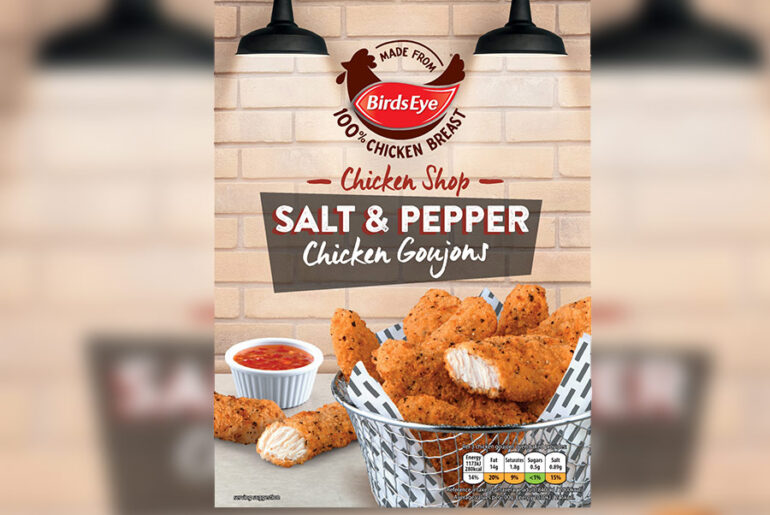 Sainsbury’s and Tesco List Birds Eye Salt & Pepper Chicken Goujons in UK Frozen Foods Biz
