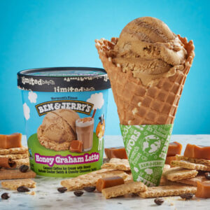 Ben & Jerry’s Debuts Limited Batch Honey Graham Latte Ice Cream Pints