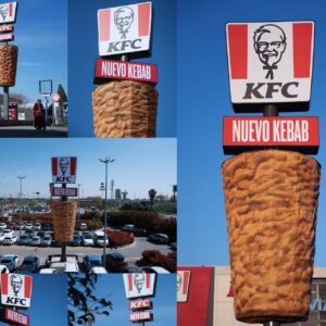 KFC Turns its Totems in Spain into Giant Kebabs to Debut Chicken Döner