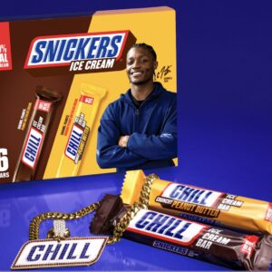 Snickers and Carnell Tate Debut Chill Ice Cream Bars Ahead of NFL Draft