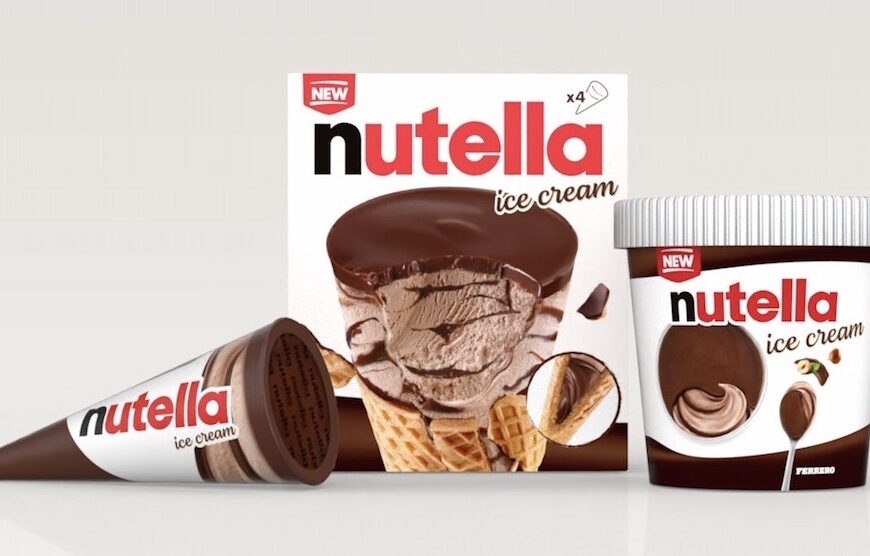 Nutella Spreads Out Product Line with Debut of Ice Cream Treats