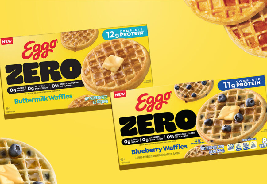 Eggo Unveils Zero Waffles Feel-Good Breakfast Containing No Added Sugar